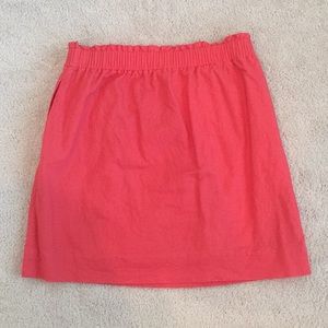 Orange JCrew Skirt